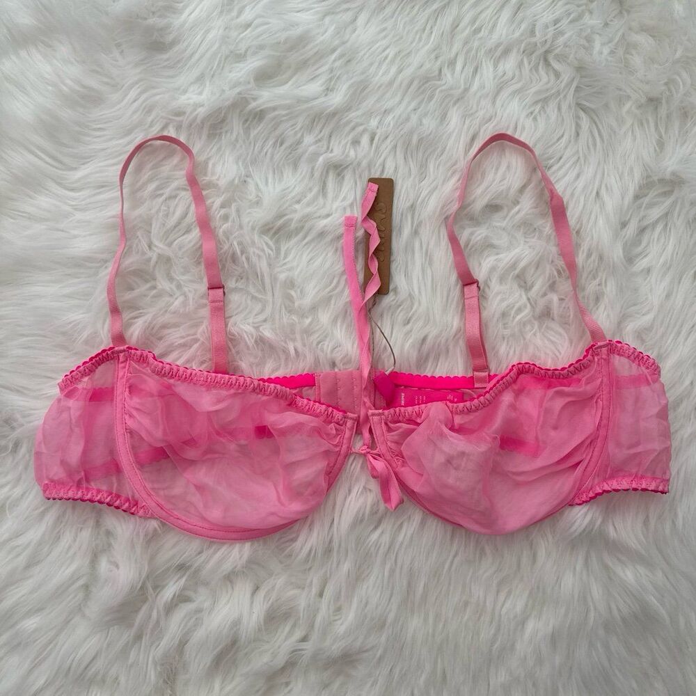 Skims Romance Balconette Bra Bubble Gum Size 44DD